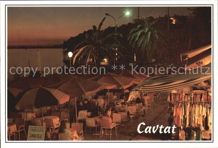 Cavtat Dalmatien Restaurant am Meer