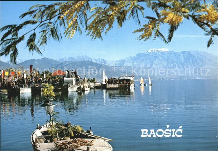 Boka Kotorska Baosic Hafenpartie
