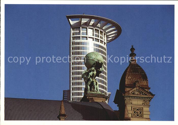 Frankfurt Main Hauptbahnhof und Deutsche Bank