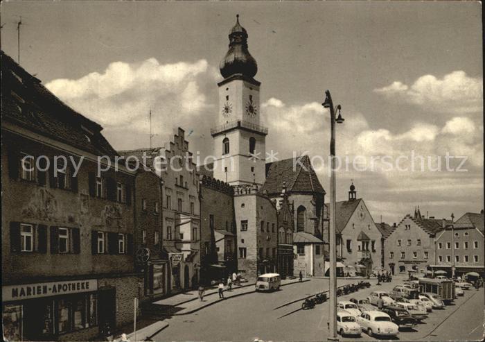 Cham Oberpfalz Marktplatz Marien-Apotheke