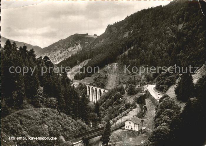 Hoellental Schwarzwald Ravennabruecke