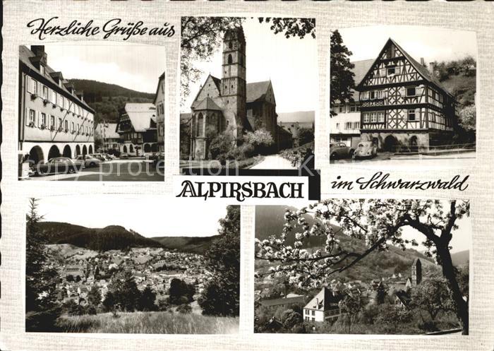 Alpirsbach Kirche Fachwerkhaus Panorama