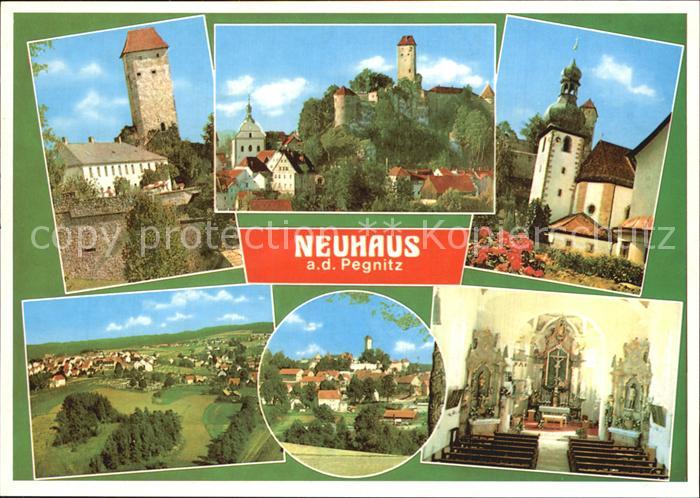 Neuhaus Pegnitz Burg Kirche Panorama