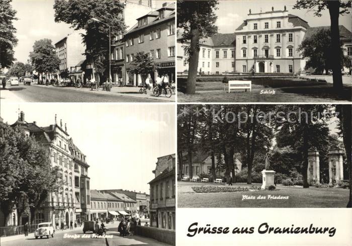 Oranienburg Platz des Friedens Schloss Strasse des Friedens