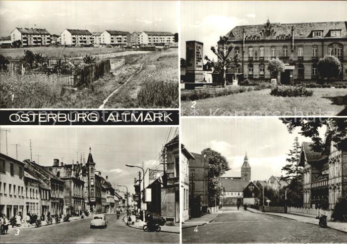 Osterburg Altmark AWG-Siedlung Platz des Friedens Seehaeuser Strasse