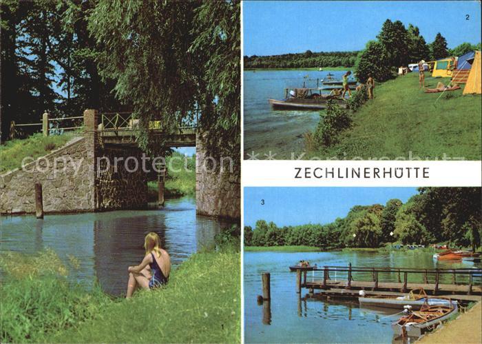 Zechlinerhuette Jagowbruecke Zeltplatz Ekernkoppel Dampferanlegestelle