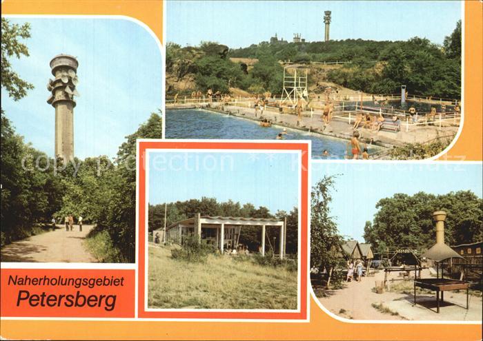 Petersberg Eisenberg Fernsehturm Bergbad HO-Gaststaette Waldschaenke