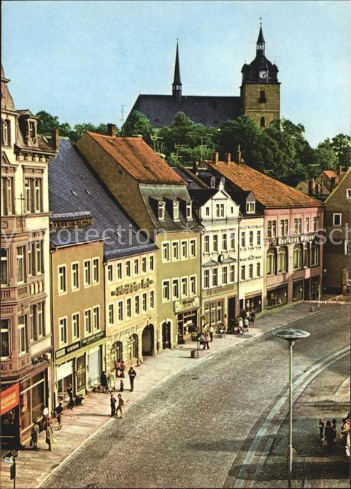 Mittweida Markt Stadtkirche