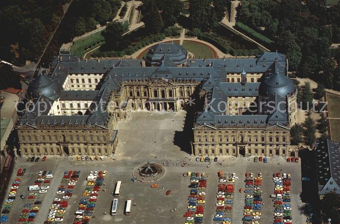 WueRZBURG Bayern Residenz Fliegeraufnahme