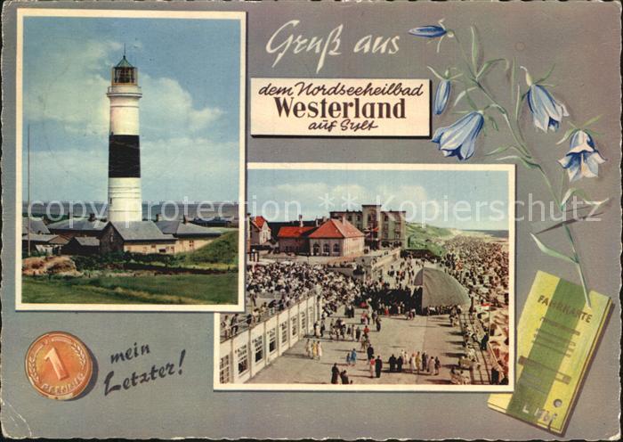 Westerland Sylt Leuchtturm Promenade