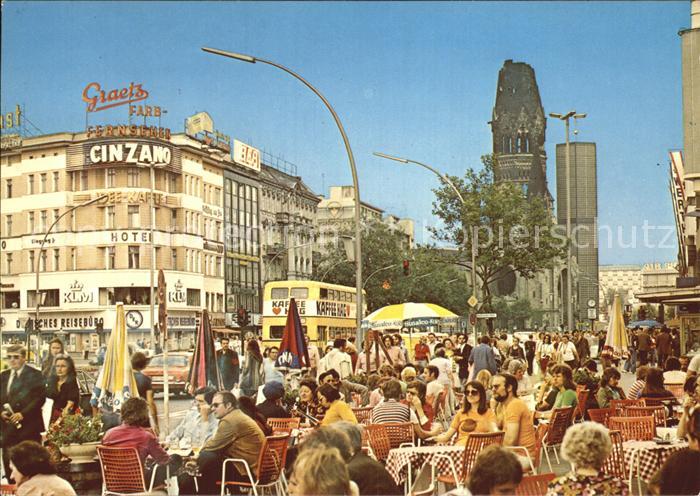 BERLIN  CITY Kurfuerstendamm Gedaechtniskirche