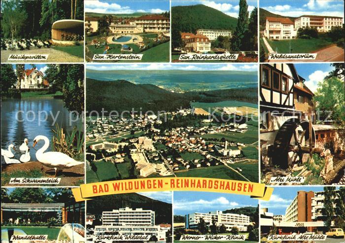 Bad Wildungen Alte Muehle Musikpavillon Wandelhalle Waldsanatorium