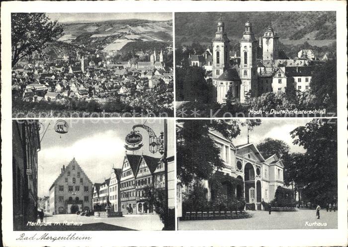 Bad Mergentheim Kurhaus Marktplatz Rathaus