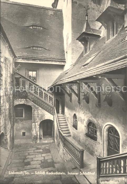 Liebstadt Schloss Kuckuckstein Innerer Schlosshof