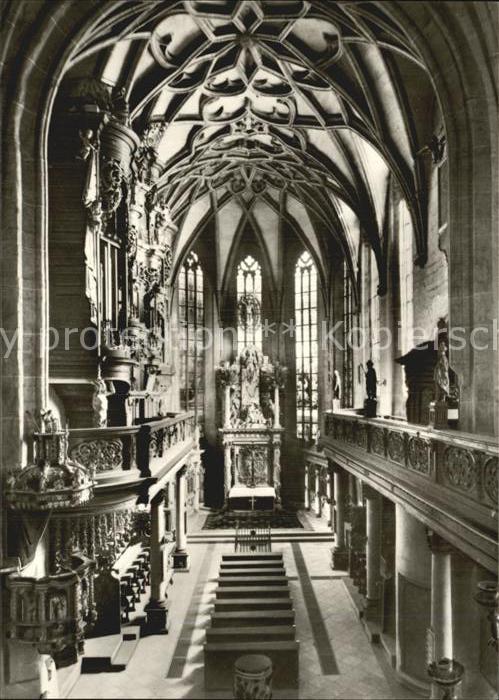 Altenburg Thueringen Chor der Schlosskirche