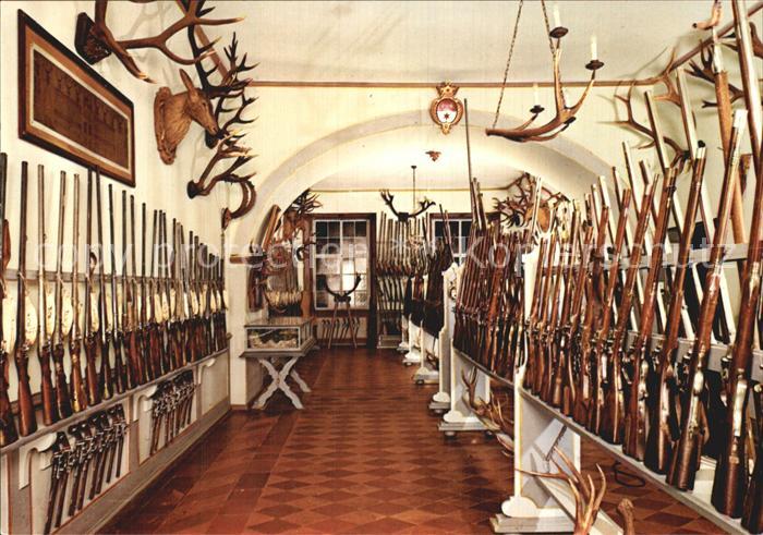 Erbach Odenwald Graefliches Schloss Gewehrsammlung