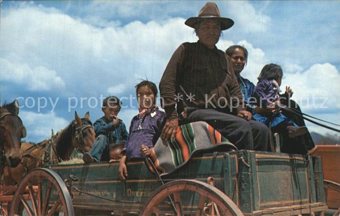 Indianer Native American Navajo Indian Family