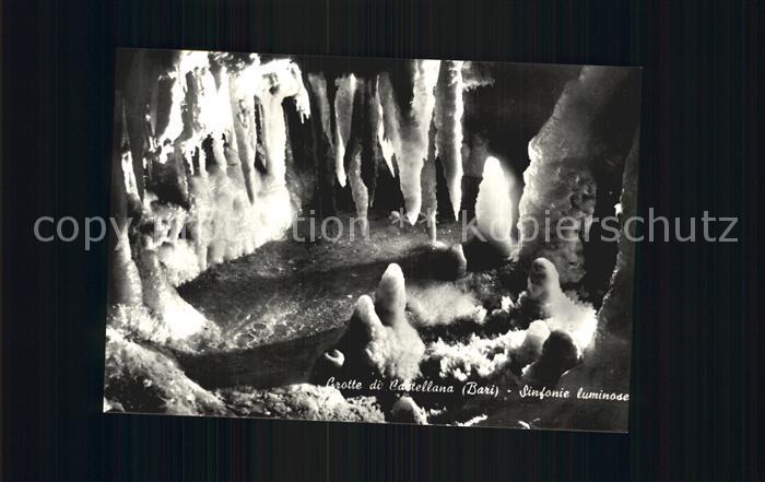Hoehlen Caves Grottes Grotte di Castellana Sinfonie luminose