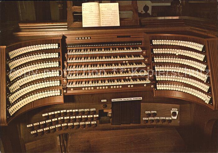 Kirchenorgel Dom St. Stephan Passau Spieltisch