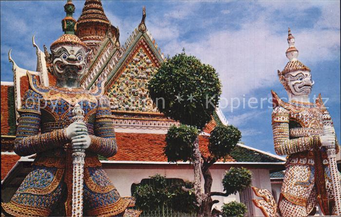 Thailand Giant Cuardians Wat Arun Temple Dawa Ba