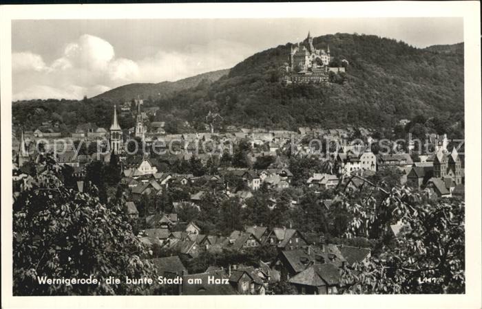 Wernigerode Harz Schloss Panorama