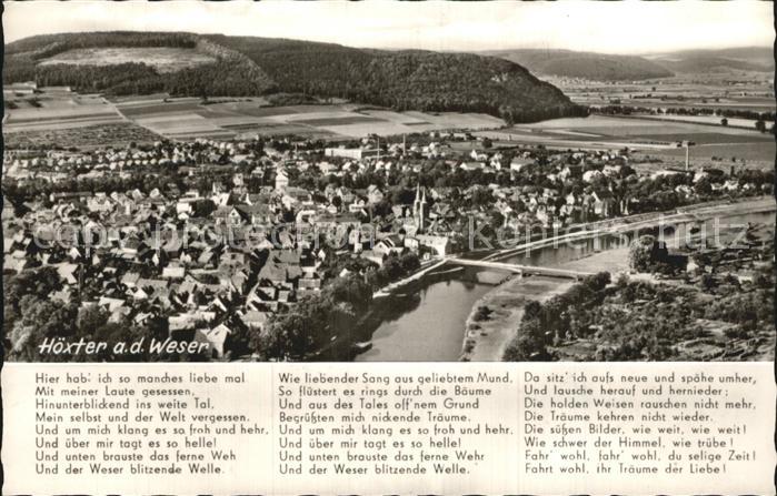 Hoexter Weser Panorama Gedicht
