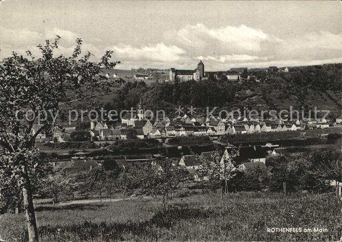 Rothenfels Unterfranken Burg Panorama