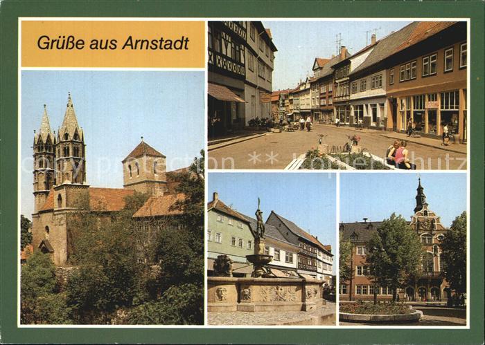 Arnstadt Ilm Liebfrauenkirche Erfurter Strasse Hopfenbrunnen