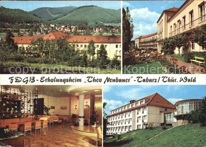 Tabarz FDGB Erholungsheim Theo Neubauer Tanzbar Neues Bettenhaus