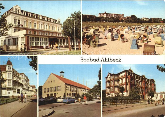 Ahlbeck Ostseebad Ostseehotel Strand FDGB Erholungsheime Bernhard Goering Kurt B