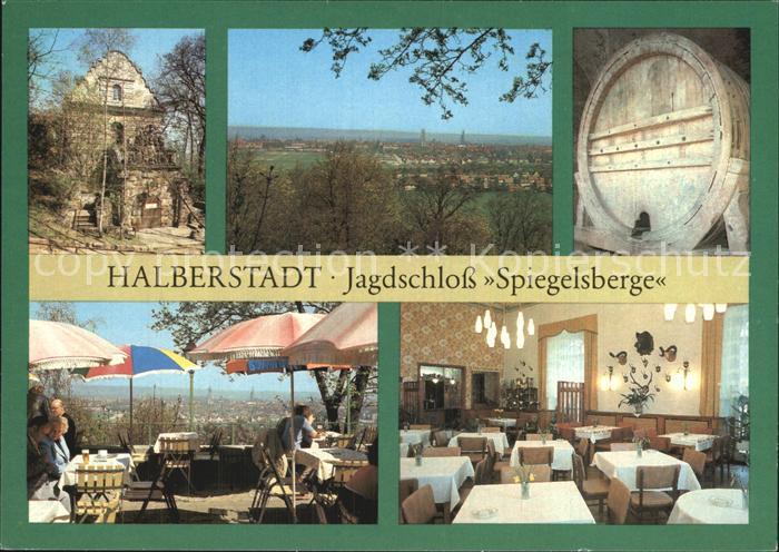 Halberstadt Jagdschloss Spiegelsberge Fass 137000 l Inhalt Freiterrasse Gasttaet