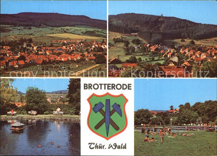 Brotterode Grosser Inselsberg Schanze Gelb Brunnen Teich
