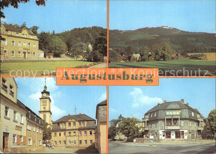 Augustusburg Kommissionsgaststaette Zum Schlossberg Markt