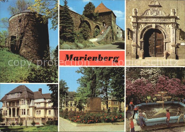 Marienberg Erzgebirge Roter Turm Heimatmuseum Zschopauer Tor Rathaus Pionierhaus