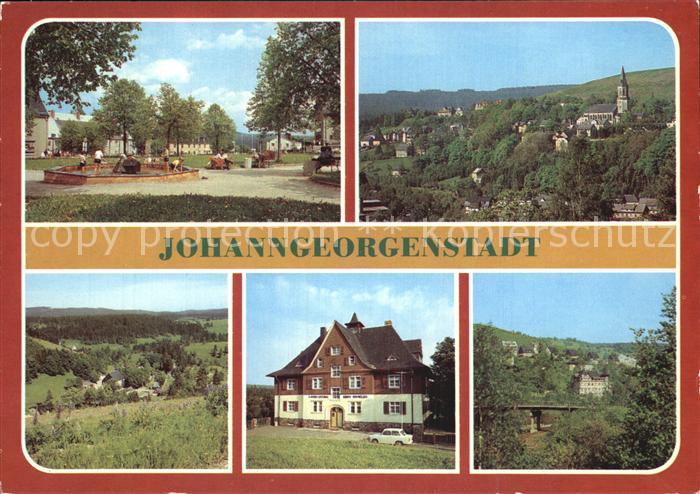 Johanngeorgenstadt Platz des Bergmanns Jugendherberge Ernst Schneller