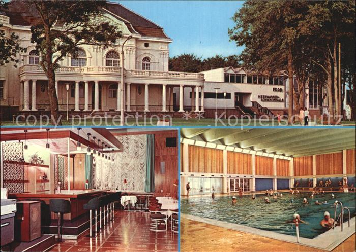 Kuehlungsborn Ostseebad Meerwasserschwimmhalle FDGB