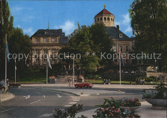 Bayreuth Blick vom Luitpoldplatz zum Schlossturm