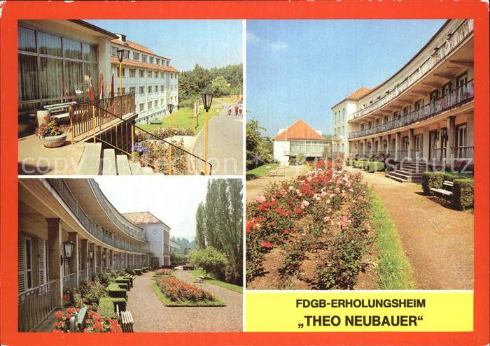 Tabarz FDGB Erholungsheim  Theo Neubauer