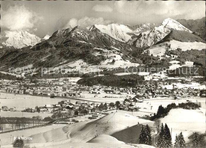 Sonthofen Oberallgaeu Wintersportplatz
