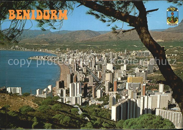 Benidorm Luftaufnahme