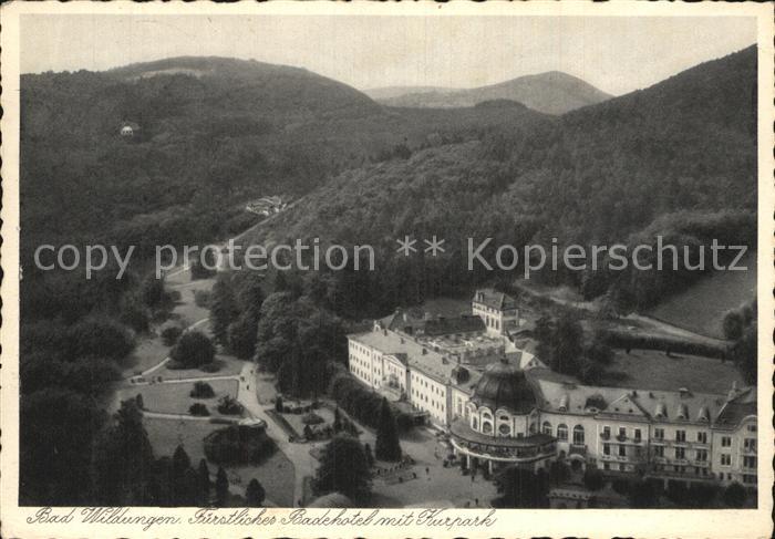 Bad Wildungen Fuerstliches Badehotel Kurpark