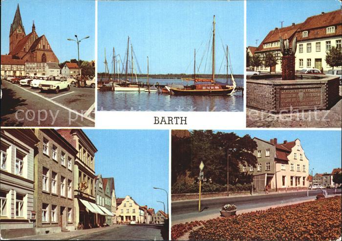 Barth Markt Mole Brunnen Markt Ernst Thaelmann Strasse Parkanlage