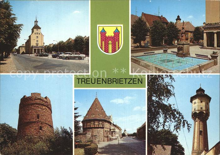 Treuenbrietzen Rathaus Sabinchenbrunnen Pulverturm Heimatmuseum Wasserturm