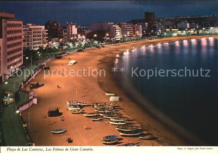Las  Palmas Playa de Las Canteras Nacht