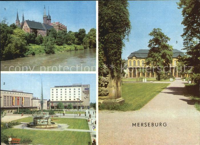 Merseburg Saale Schloss Dom Gagarinplatz Schlossgarten