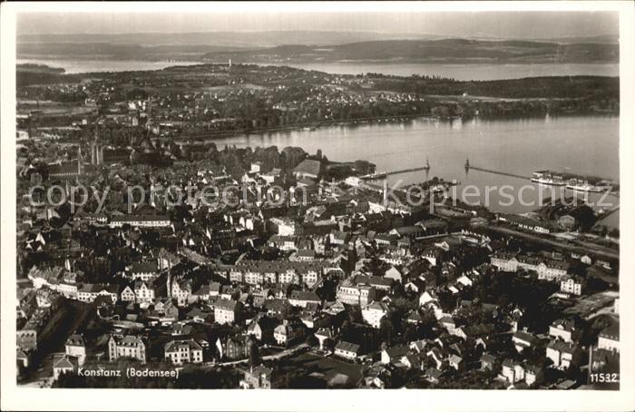Konstanz Bodensee Fliegeraufnahme