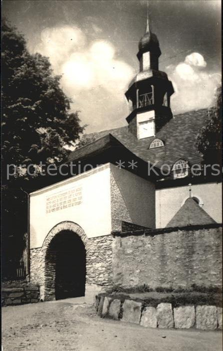 Crottendorf Erzgebirge Altes Wehrtor Kirche
