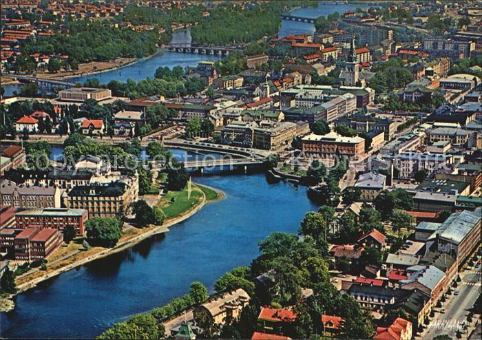 Karlstad Varmlands Lan Fliegeraufnahme