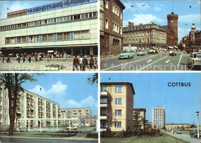 Cottbus Konsument Warenhaus Ernst-Thaelmann-Platz