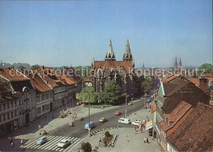 Muehlhausen Thueringen Markt Kirche Divi Blasii